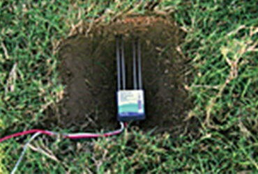 In situ measurement of soil moisture with SDI-12 sensors