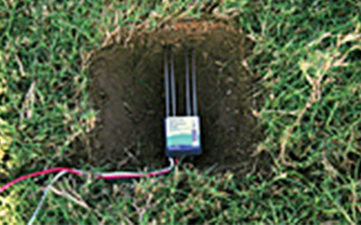 In situ measurement of soil moisture with SDI-12 sensors