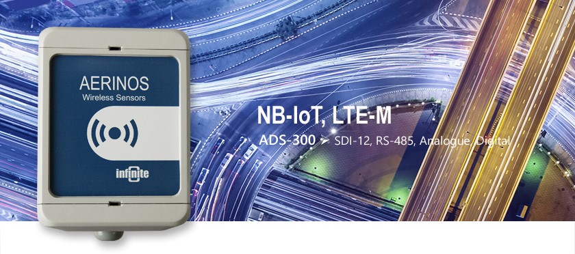 Infinite releases Aerinos ADS-300 NBIoT, LTE-M end node